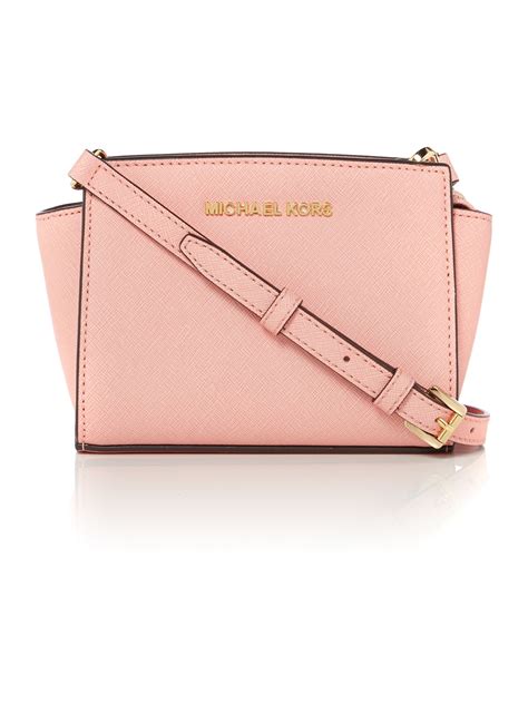 michael kors selma pink small crossbody bag|Michael Kors selma medium.